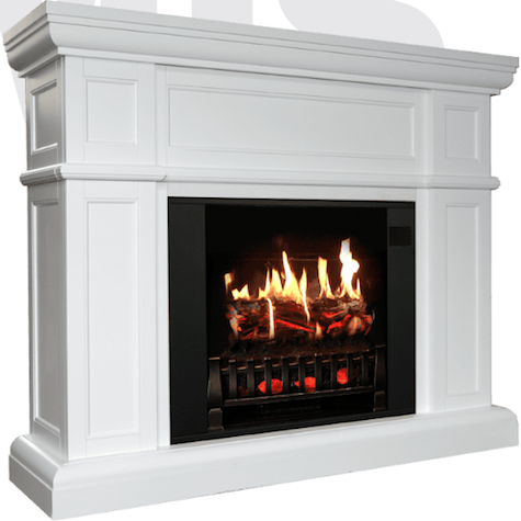 Most Realistic Electric Fireplace With Mantel: MagikFlame Artemis