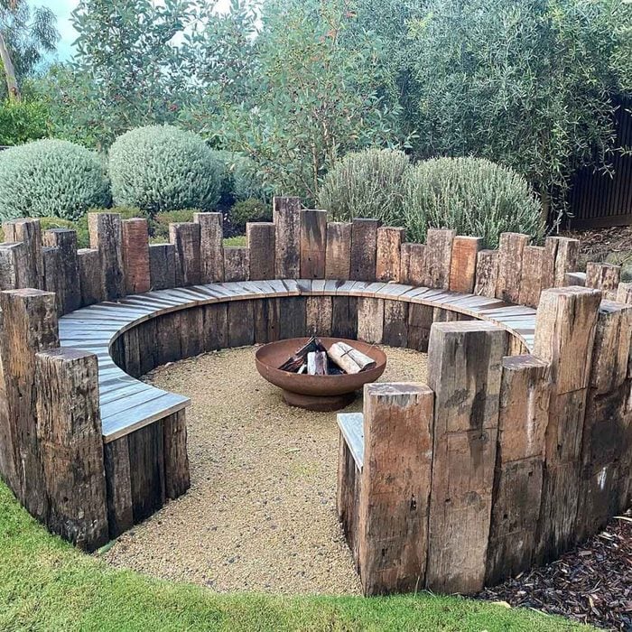 Circular Bench Seating.